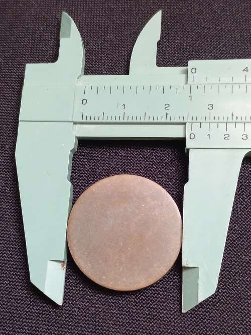 Blank / Kaal Half Penny ???  ( Unknown ) See Photo`s        Starting @ R1