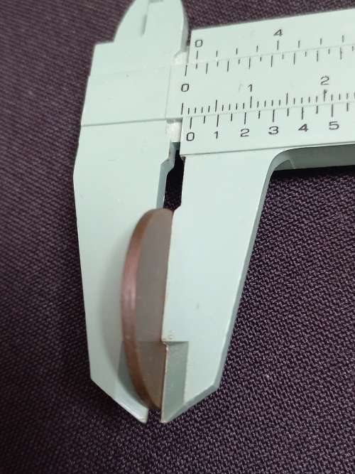 Blank / Kaal Half Penny ???  ( Unknown ) See Photo`s        Starting @ R1