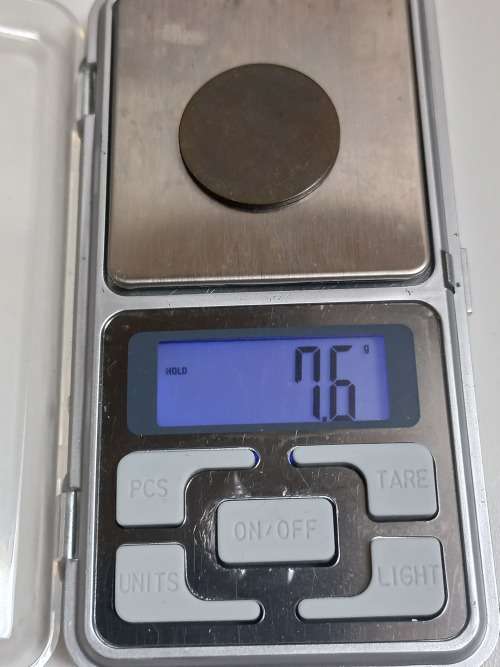 Blank / Kaal Half Penny ???  ( Unknown ) See Photo`s        Starting @ R1