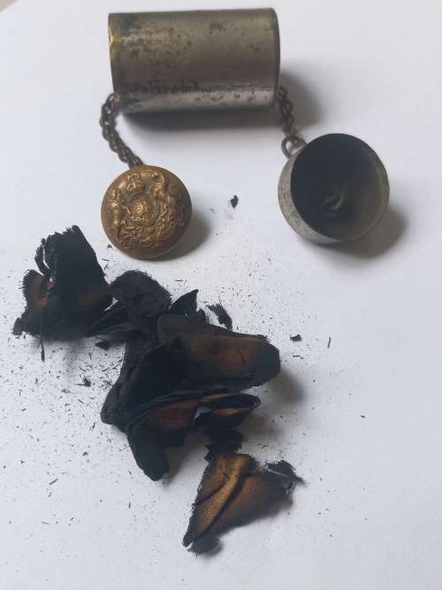 Tonteldoos / Tinder box   Boerwar Era   Size: 54mm Height  and 26mm Diameter