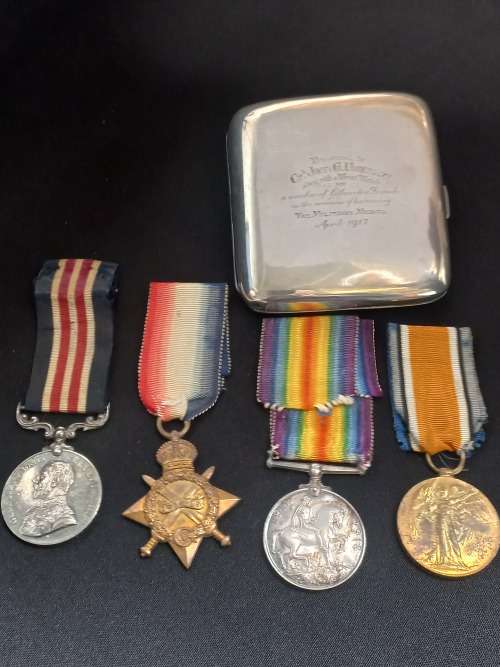 WW1 Military Medal Group  (M.M.) for Bravery in the Field  issued to L.CPL J.G. URQUHART R. Scots.