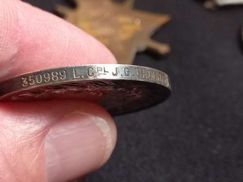 WW1 Military Medal Group  (M.M.) for Bravery in the Field  issued to L.CPL J.G. URQUHART R. Scots.