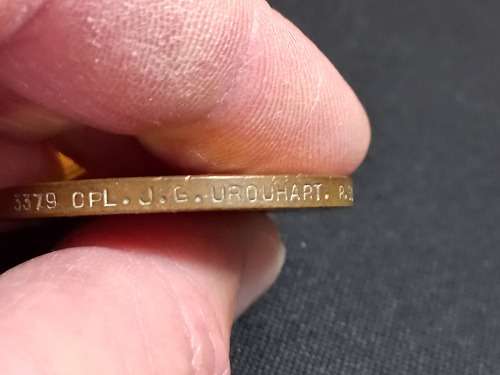 WW1 Military Medal Group  (M.M.) for Bravery in the Field  issued to L.CPL J.G. URQUHART R. Scots.