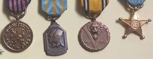 Belgium Miniature Set of 7 Medals    `RARE`