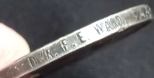 WW1 Trio Medal Group Rewarded to DVR F.E. WARD S.A.S.C.M.T.