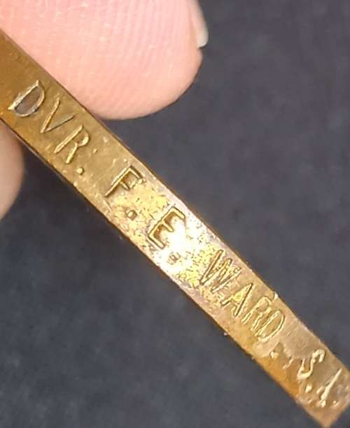 WW1 Trio Medal Group Rewarded to DVR F.E. WARD S.A.S.C.M.T.