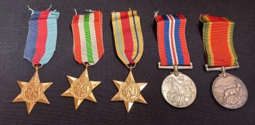 WW2 Medal Group Rewarded to 132481 A.J. VAN COLLER