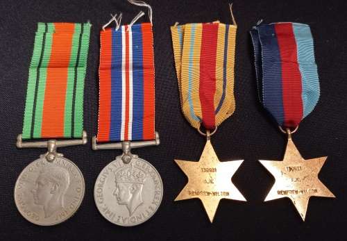 WW2 Medal Group 130931 A.H. RENFREW - WILSON   M25