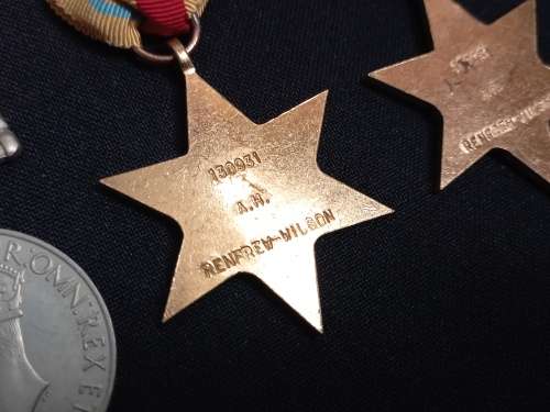 WW2 Medal Group 130931 A.H. RENFREW - WILSON   M25