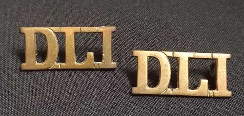 SA. D.L.I. Durban Light Infantry Shoulder Titles               G10