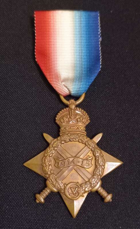 WW1  1914-1915  STAR  PTE.   L.A. GIE  6TH INFANTRY                 XX5