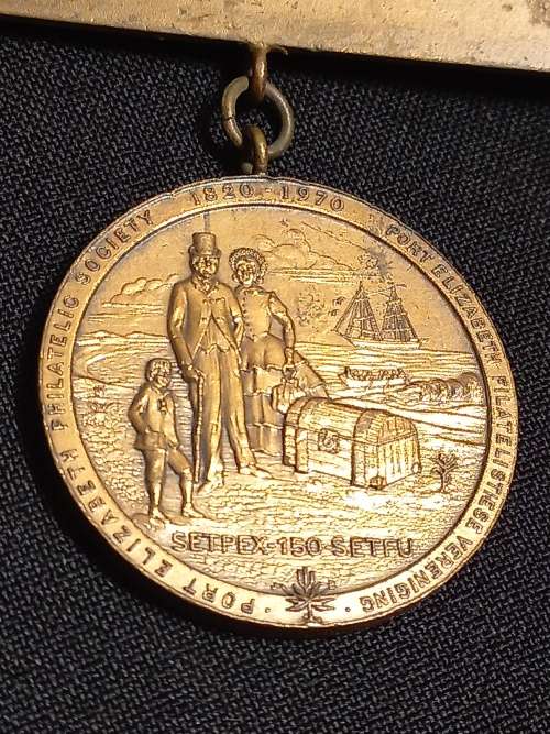 1820 - 1970 Port Elizabeth Philatelic Society Medal          U10