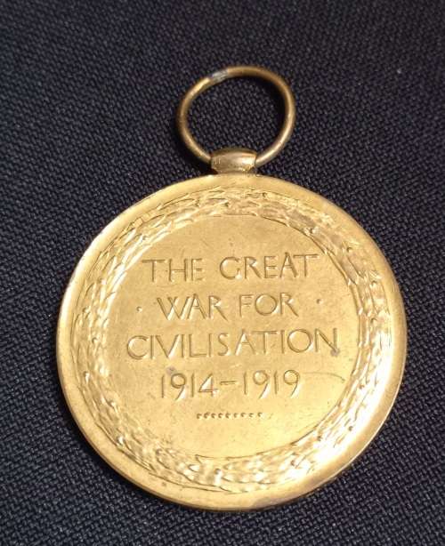 WW1 Victory Medal LIEUT. I.R. CARTWRIGHT            U22