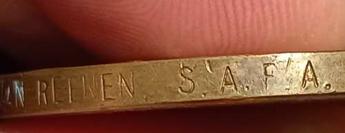 WW1 Victory Medal  ( Bilingual ) GNR. W.H. VAN REENEN S.A.F.A.               U26