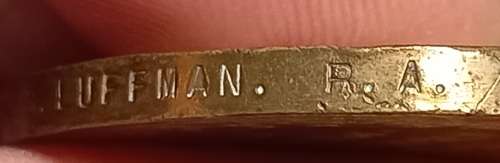 WW1 Victory Medal 199798 GNR. C. LUFFMAN. R.A.                U27