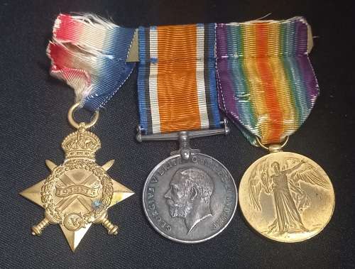 WW1  TRIO     L - CPL W.H. THOMPSON  12TH S.A.I.           L25