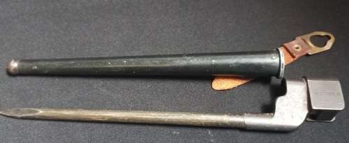 WW2 No 4 MKII B ----- Bayonet with Scabbard