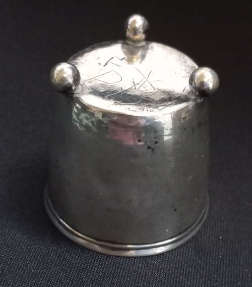 Antique Silver Cup   ( Unknown Silver Hallmark Please See Photos )
