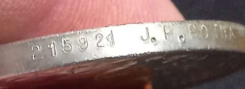 WW2 Medal Group  Awarded To J.P BOTHA  215921