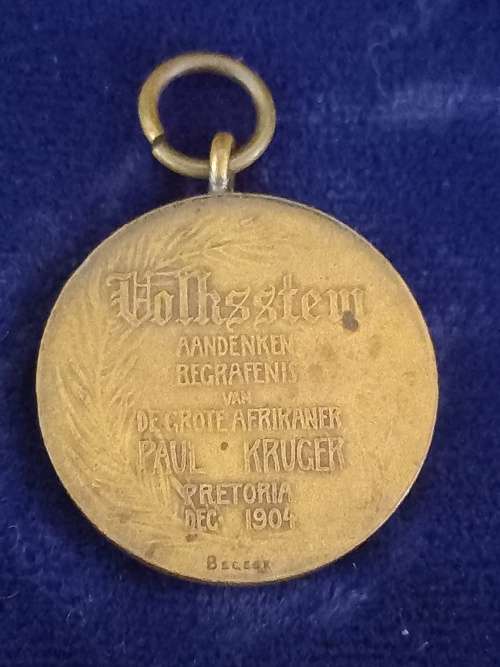 Set of Paul Kruger Funeral Medals  In Original Case