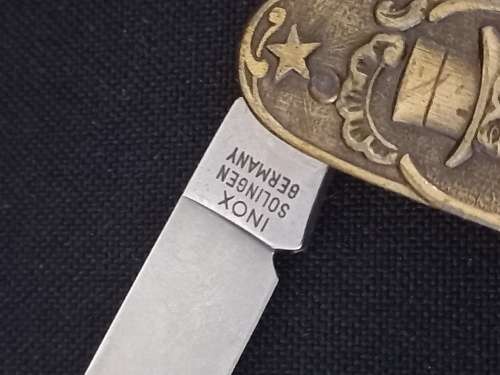 Eendracht Maakt Macht ZAR / OFS Pocket Knives and a Letter Opener In Wooden Case     ` STUNNING `