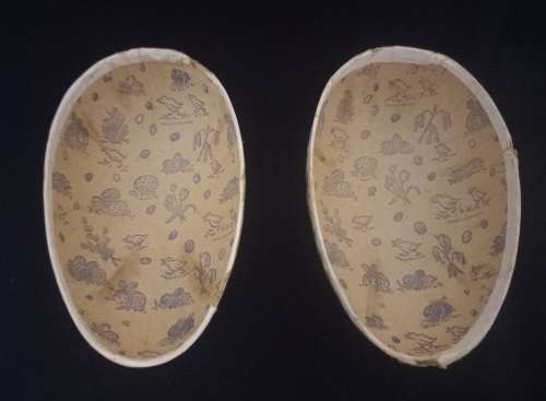 Vintage Paper Mache Easter Egg Candy Container   -------- Made In Germany --------
