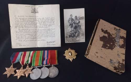 WW2 Medal Group Awarded To  No. 23156 V Pte. JOHNSON R.A.W.