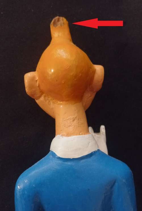 TinTin and Snowy  Wooden Character