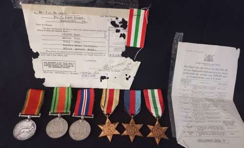 WW2 Medal Group Awarded To Mr. F.J. De Jager  27673