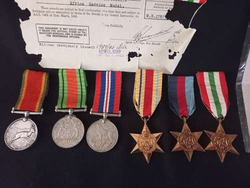 WW2 Medal Group Awarded To Mr. F.J. De Jager  27673