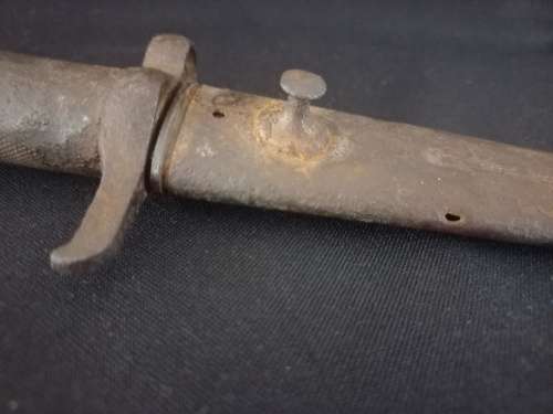 Vintage Antique Military EJ AB Swedish Mauser Bayonet