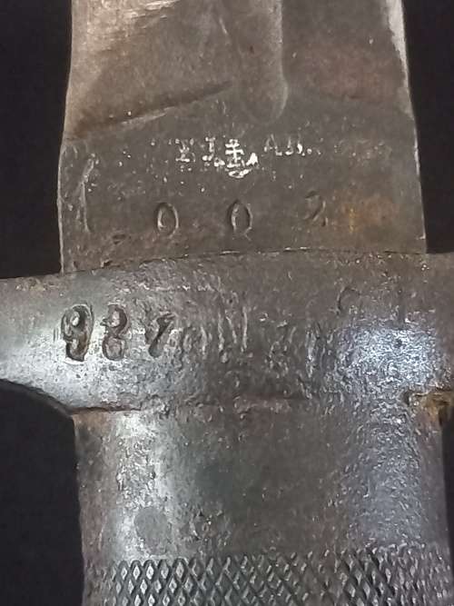 Vintage Antique Military EJ AB Swedish Mauser Bayonet