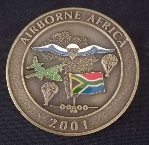 AIRBORNE AFRICA   2001    Size: 63mm Diameter             No.5
