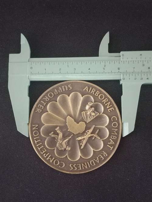 AIRBORNE COMBAT READINESS COMPETITION SUPPORTER    Size: 63mm Diameter     No.7
