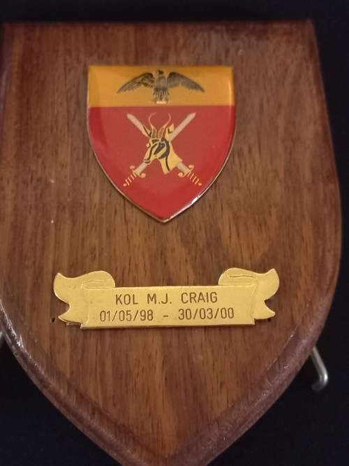 Collection Of KAPT / LT KOL / KOL / KMDT M.J CRAIG  Plaques and Insignia  `` One BID For The LOT ``