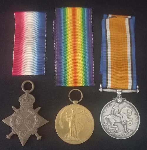 WW1 - Rare Medal Group to a `Surgeon / Lieutenant` A.H HARKNESS  Royal Navy   ` WoW `