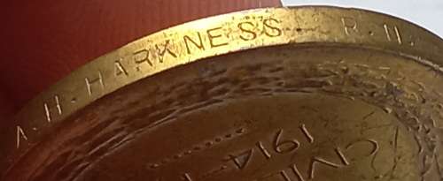 WW1 - Rare Medal Group to a `Surgeon / Lieutenant` A.H HARKNESS  Royal Navy   ` WoW `