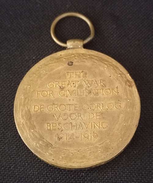 WW1 Victory Medal 1914 - 1919 PTE. F.J.SHACKLOCK