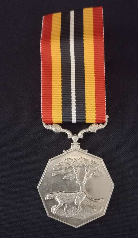 Southern Africa Full Size Medal  Uniface Suspender  Number 039414