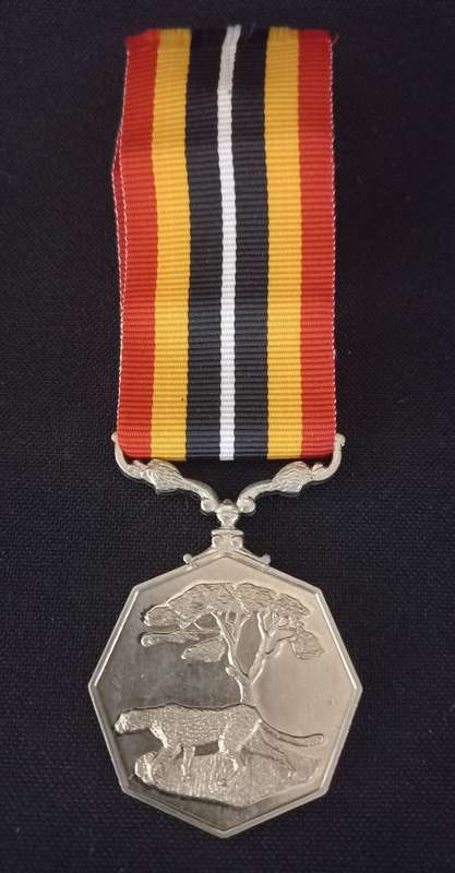 Southern Africa Full Size Medal Uniface Suspender  Number 042932