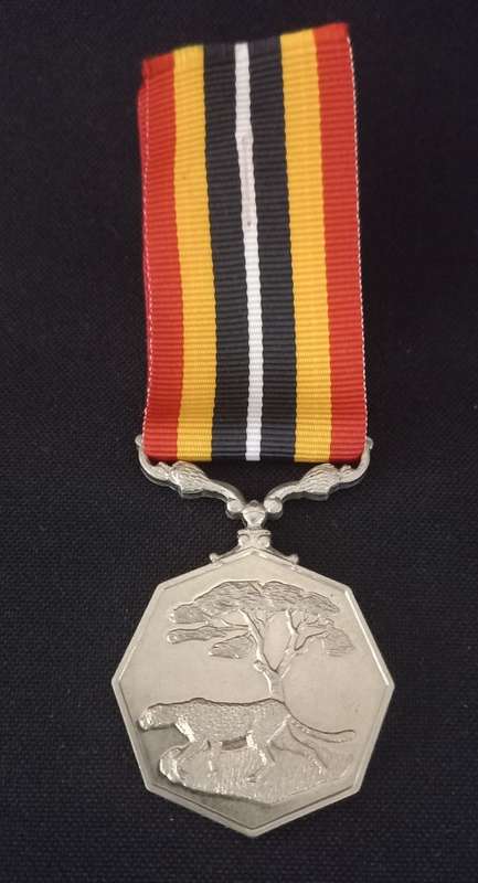 Southern Africa Full Size Medal Uniface Suspender Number 043979
