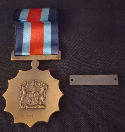 Military Merit Medal Full Size With Bar For Second Award    Numbered 15532