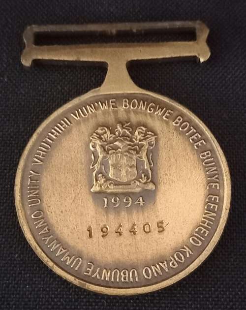 Unitas Medal Full Size Numbered 194405