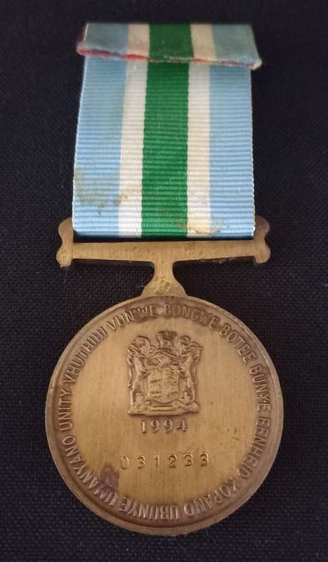 Unitas Medal Full Size Numbered 031233