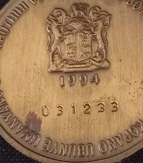Unitas Medal Full Size Numbered 031233