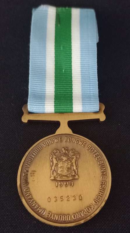 Unitas Medal Full Size Numbered 035230