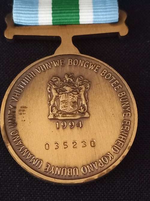 Unitas Medal Full Size Numbered 035230