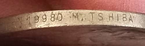 WW2 1939-45 MEDAL FULL SIZE N 19980 M.TSHIBA   ( Native Soldier )