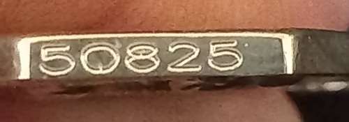 Southern Africa Full Size Medal Double Face Suspender Number 50825
