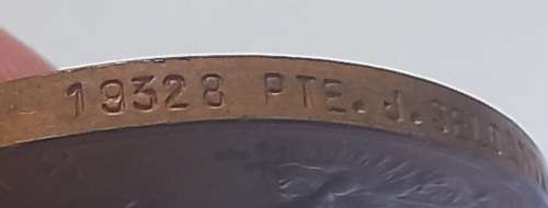 British War Medal  `` BRONZE `` Awarded To 19328 PTE. J. SELOANYANA S.A.N.L.C. `` SUPER RARE ``